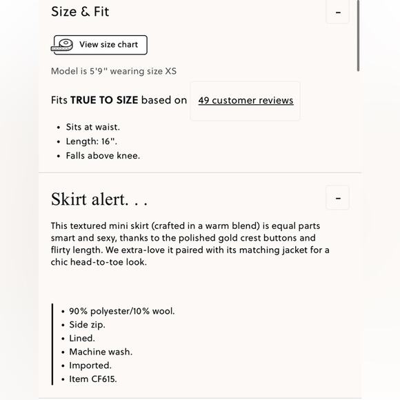 J.Crew Textured mini skirt - Picture 2 of 4